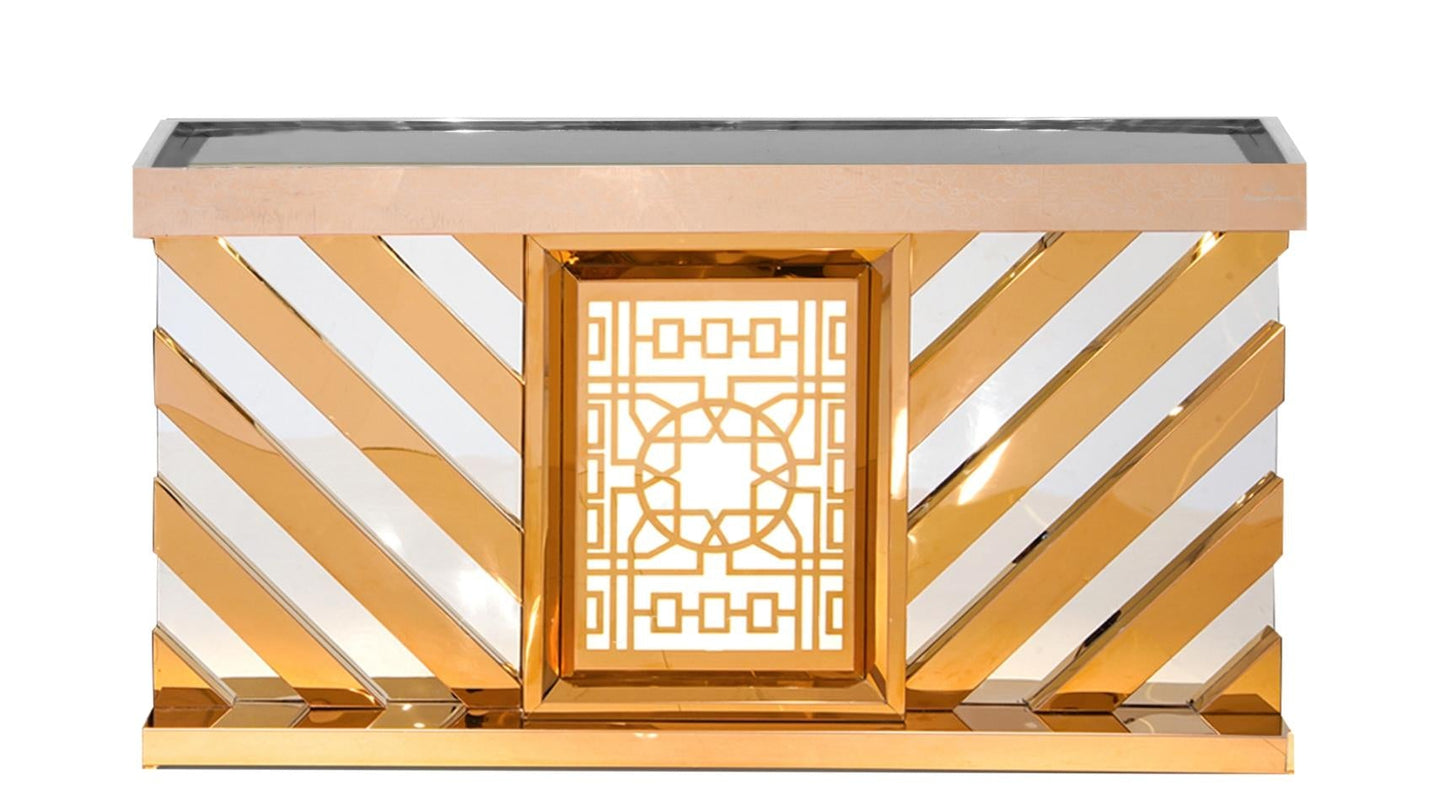 Criss Cross Buffet Table