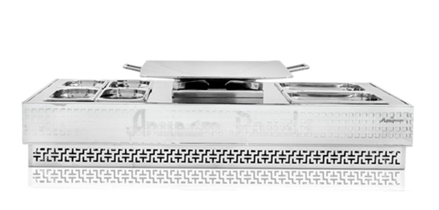 Stainless Steele 1 Burner Live Station