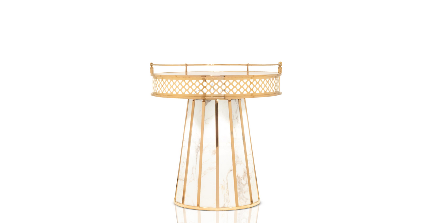 Elegant Canopy Cart Display Counter Set