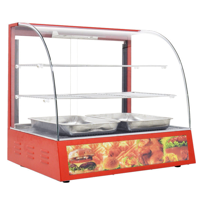 Omcan 26” Curved Glass Countertop Display Warmer – 21479