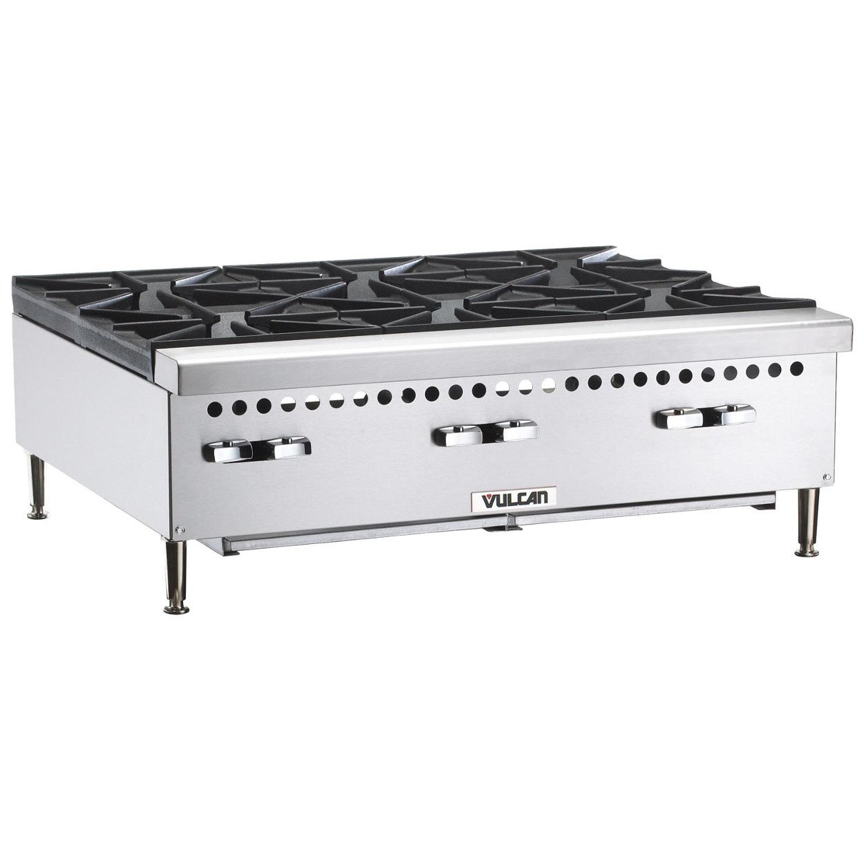Vulcan Countertop 36” 6-Burner Gas Hot Plate