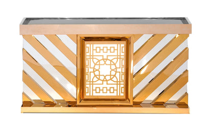 Criss Cross Buffet Table