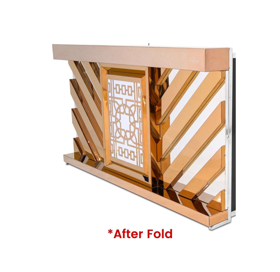 Criss Cross Buffet Table