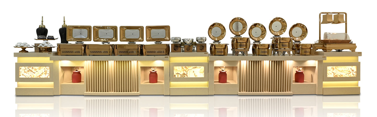 Natural Stone Finish Buffet Set