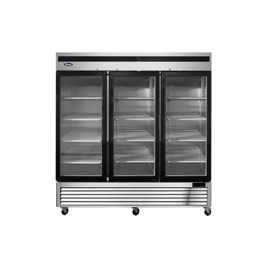 Atosa 82″ 3-Door Swing Glass Merchandising Freezer