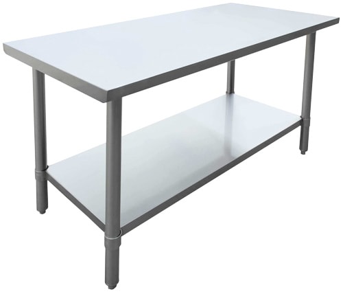 All Stainless Worktable 30” x 48” x 36”