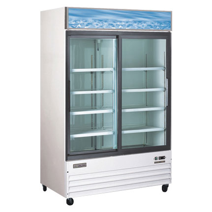 Omcan 53″ 2 Door Sliding Glass Cooler