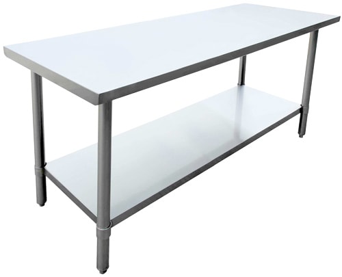 All Stainless Worktable 24” x 60” x 36”