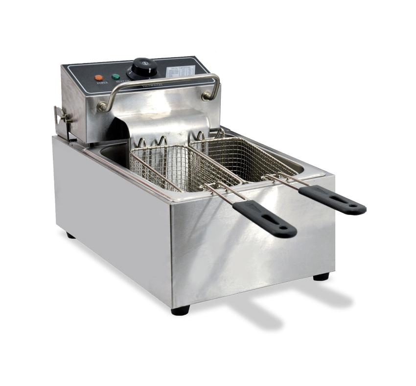 Omcan 11″ Single Electric Countertop Deep Fryer 110V